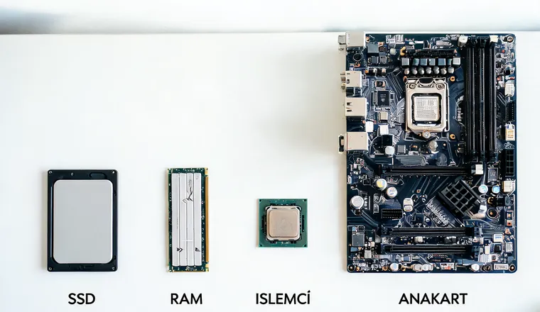 SSD ve RAM donanım yükseltme seçenekleri