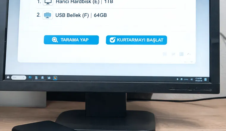 Disk veri kurtarma ve yedekleme hizmeti