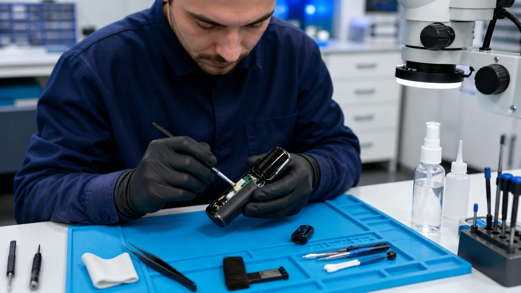 Mersin IQOS sıvı teması sonrası elektronik kart temizliği ve onarımı