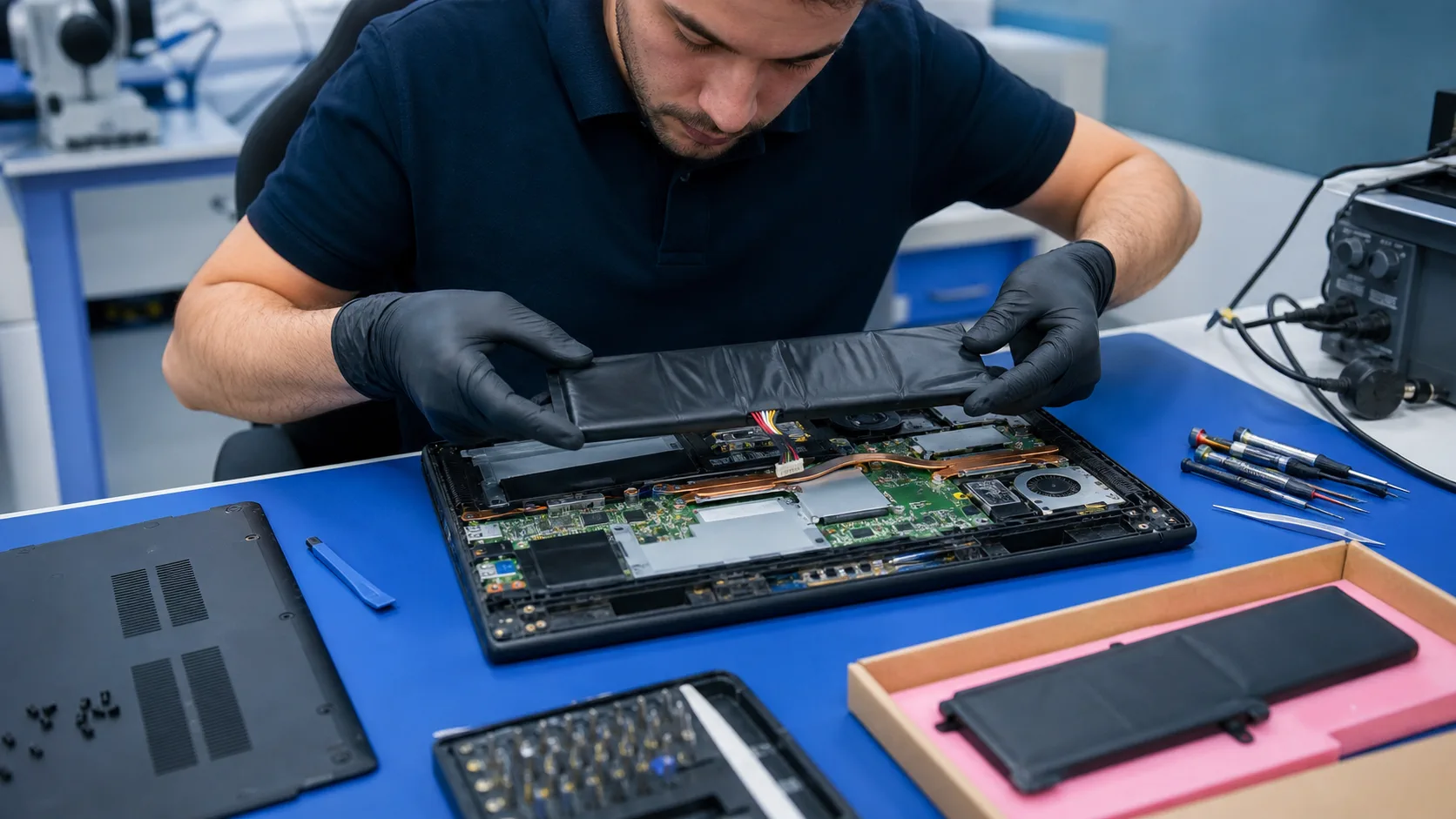 Mersin'de telefon ve tablet pil değişimi için güvenli servis işlemi