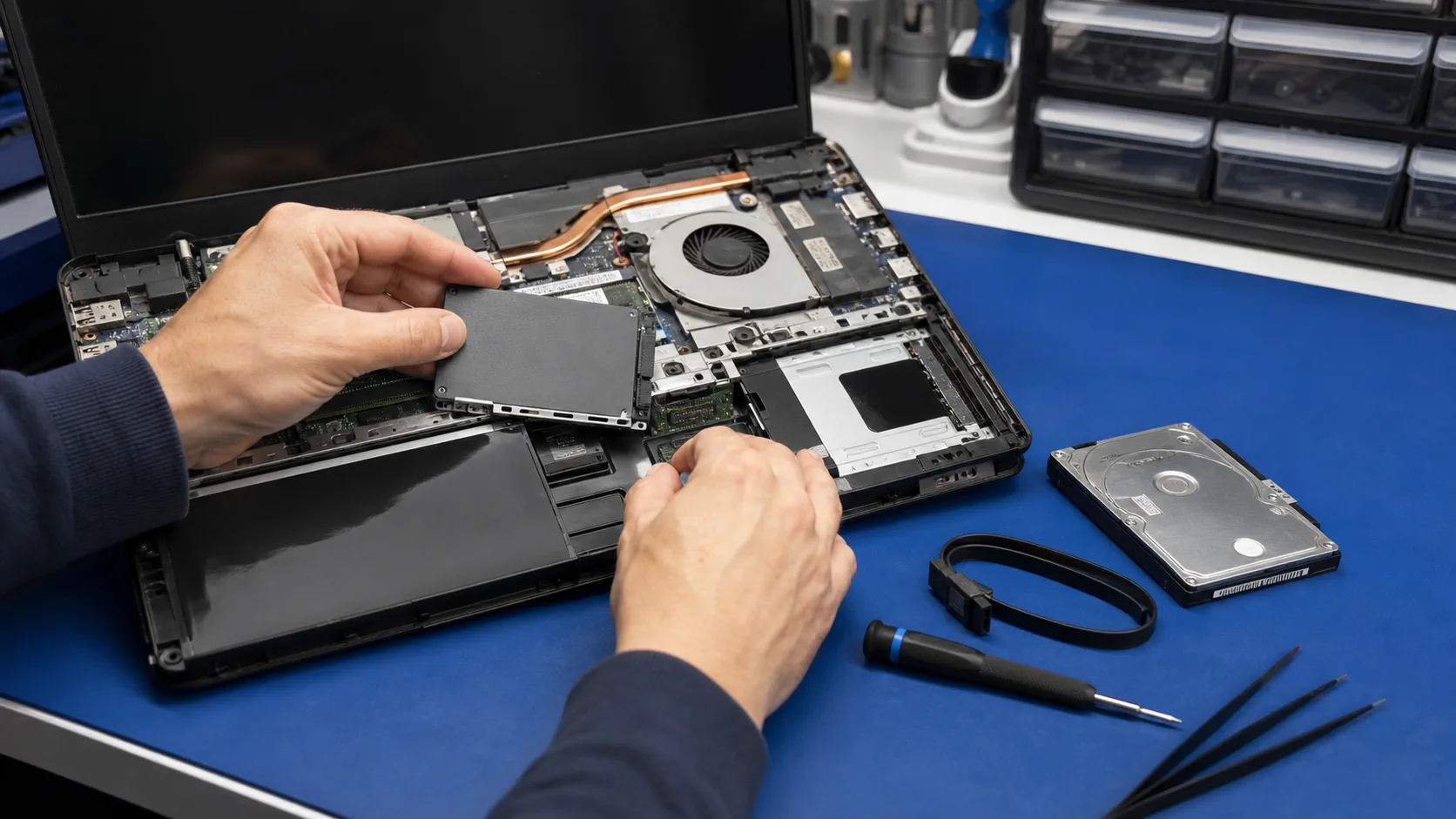 Mersin laptop sabit disk ve SSD değişimi için teknik servis