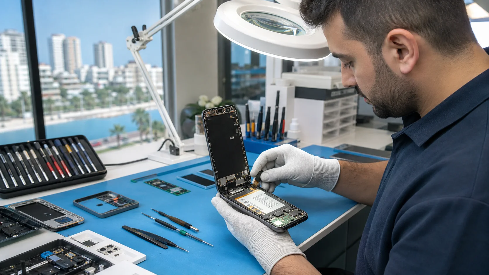 Mersin Vivo telefon tamiri için ekran ve şarj devresi incelemesi